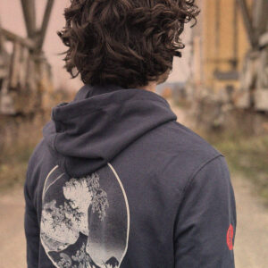 Alternative view of The Great Wave Hoodie | ELSK × Sauna Samurai